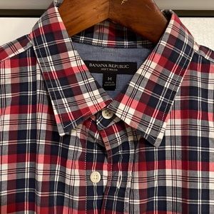 BANANA REPUBLIC - BUTTON DOWN LONG SLEEVE SHIRT